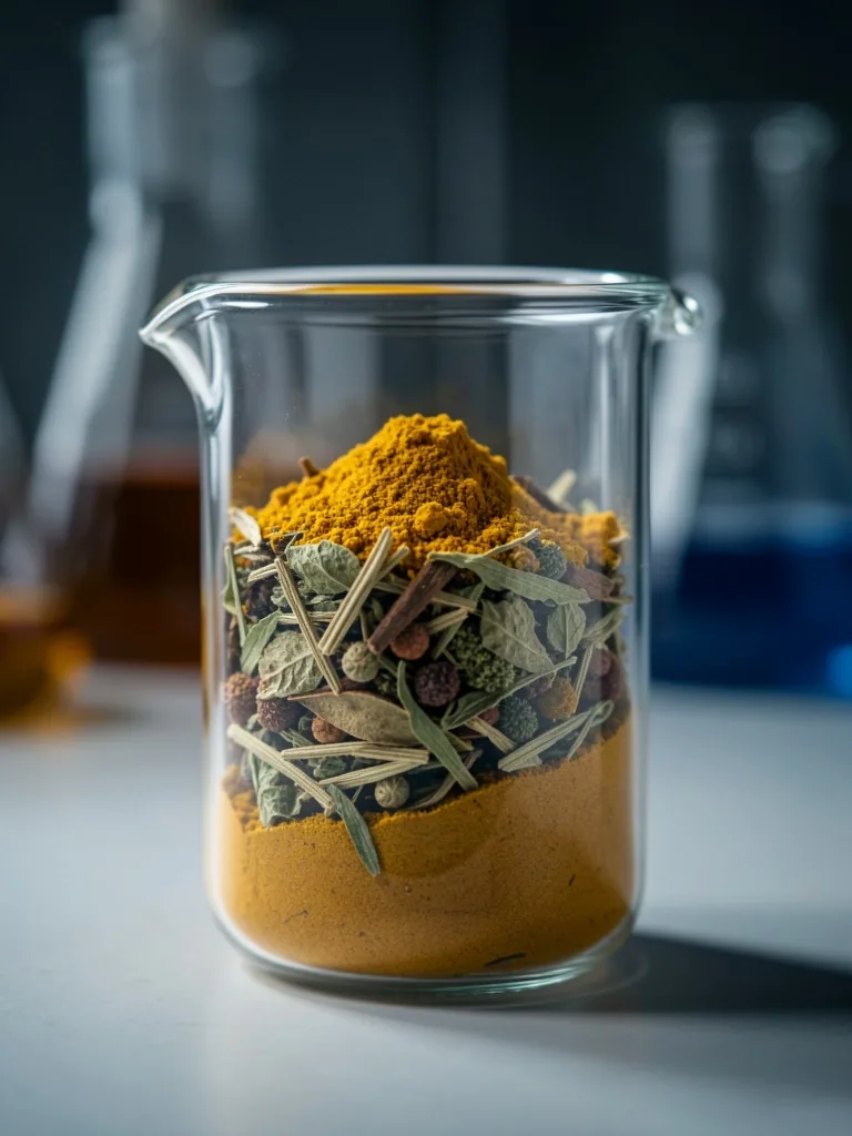 Botanical extract macro photography